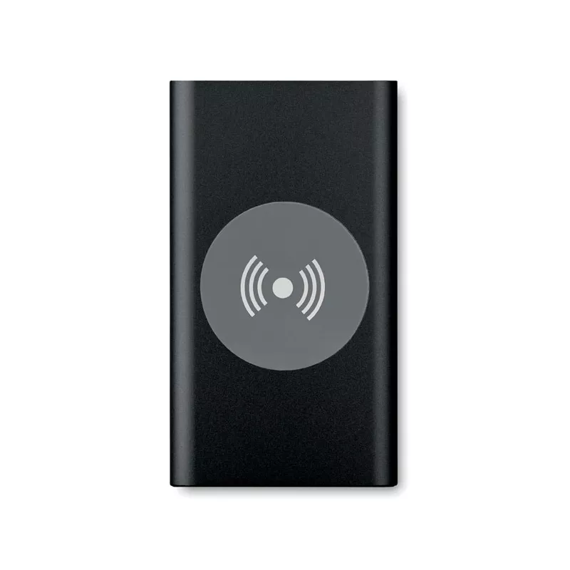 Powerbank bezprzewodowy 4000 mAh POWER&WIRELESS - Czarny (MO9498-03)