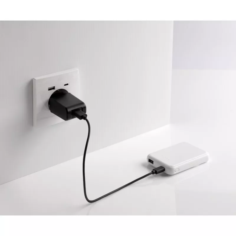 Magnetyczny bezprzewodowy power bank 5000 mAh, 5W Stellar - biały (P322.5903)