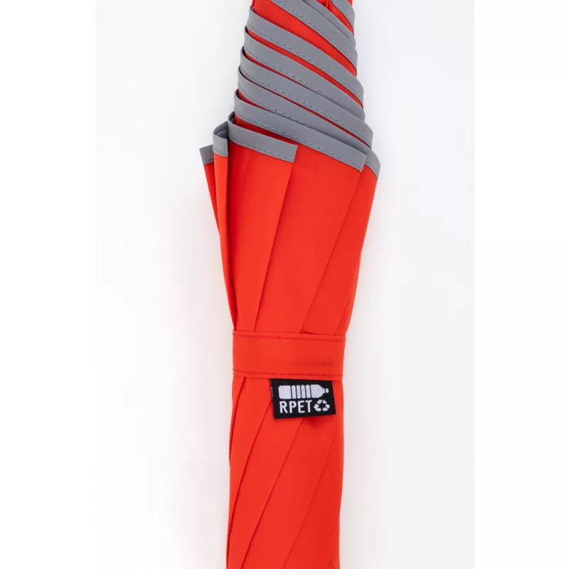 Parasol odblaskowy RPET ø103 cm Thunder Max - czerwony (AP808288-05)