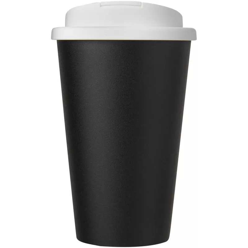 Americano® 350 ml tumbler with spill-proof lid - Biały-Czarny (21069514)