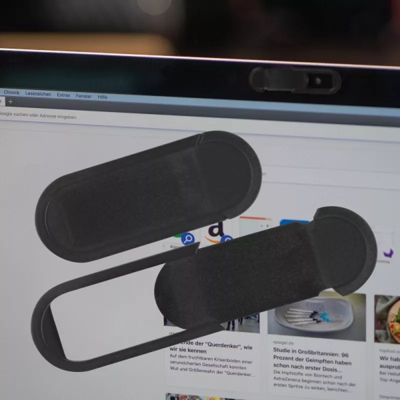 Zaślepka na kamerę w laptopie VIVIAN - czarny (2253303)