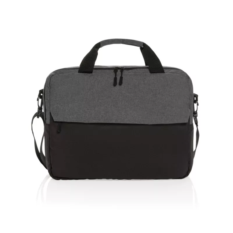 Torba na laptopa 15,6" AWARE™ Kazu, poliester z recyklingu - szary (P732.172)