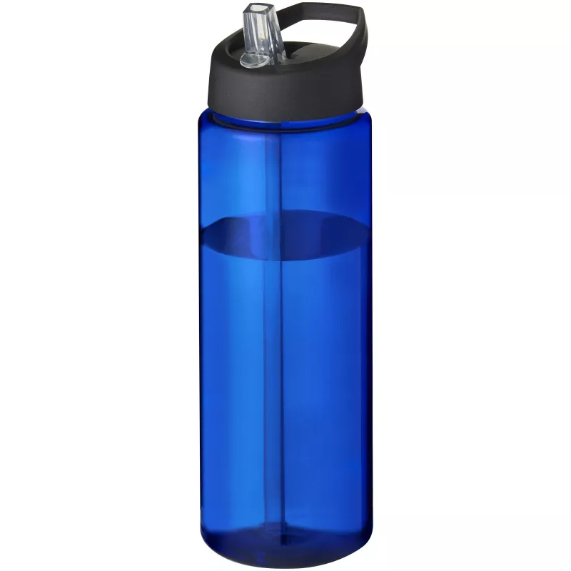 Bidon H2O Vibe o pojemności 850 ml z wieczkiem z dzióbkiem - Czarny-Niebieski (21009604)