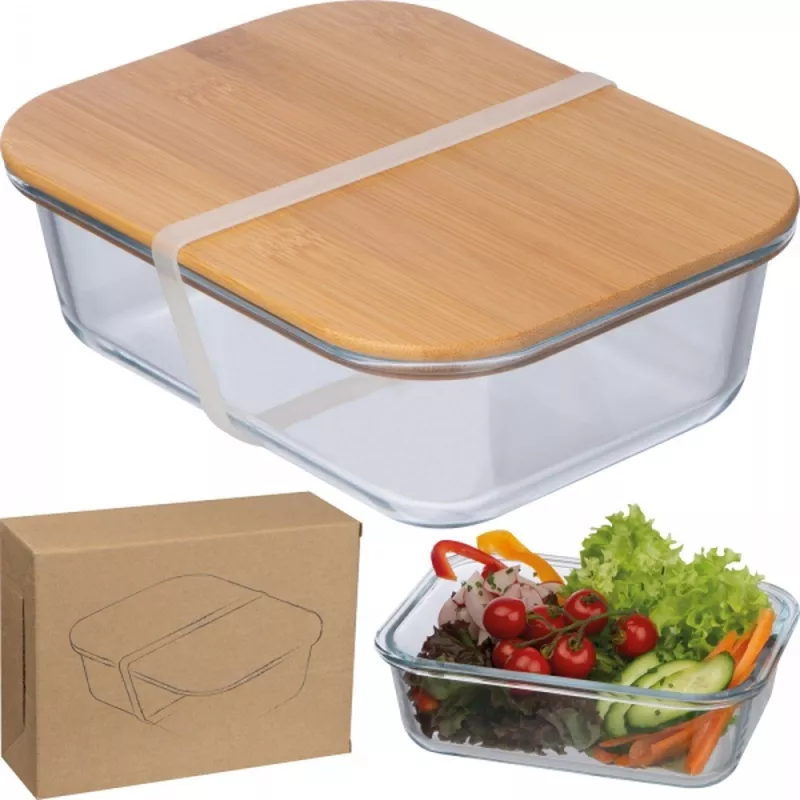 Lunch box 1000 ml KYLE - przeźroczysty (8183466)