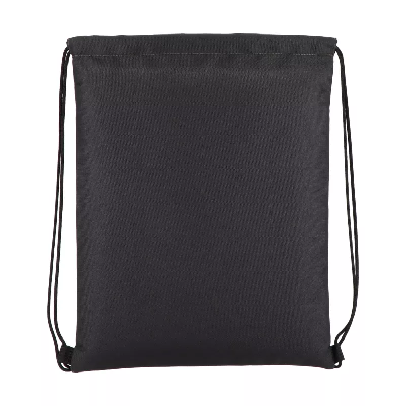 Torba ze sznurkiem z powlekanego PU R-PET 600D, wymiary 33 x 42 cm - Oliwkowa zieleń (LT91394-N0043)