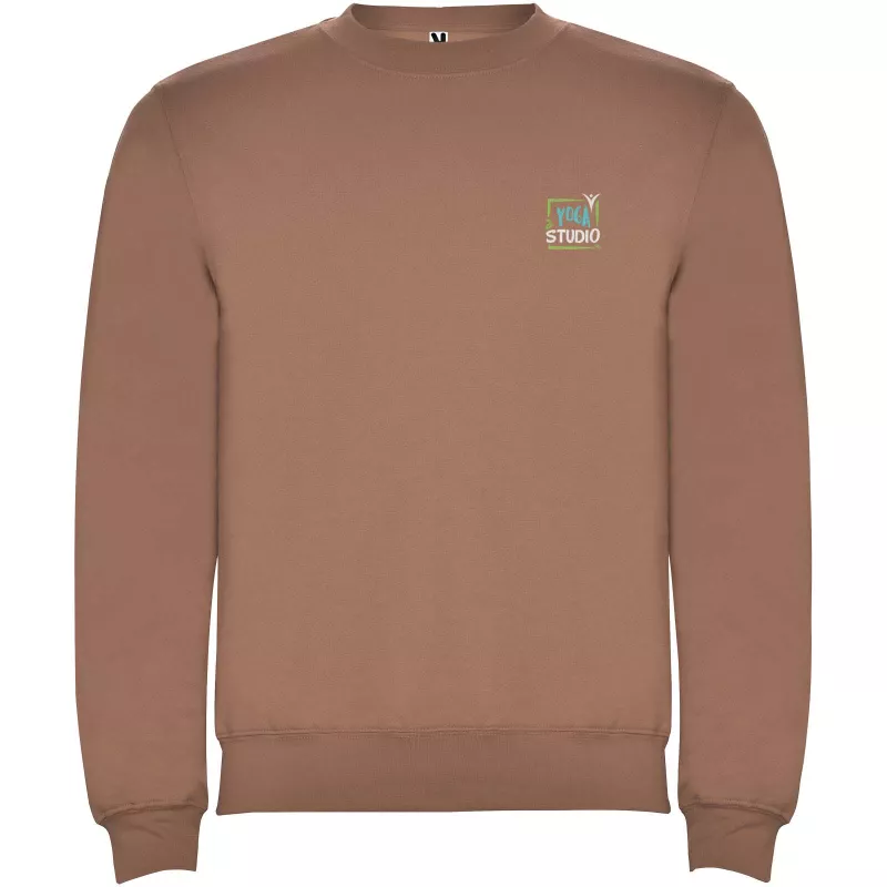 Ulan bluza unisex z zamkiem błyskawicznym na całej długości - Mokka (K1070-MOCHA)