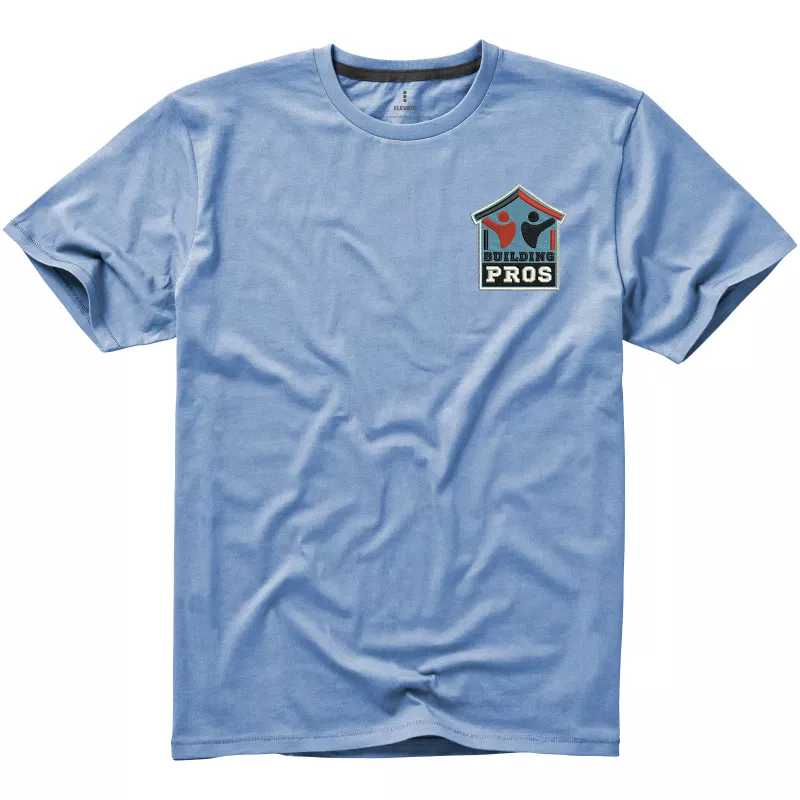 Męski T-shirt 160 g/m²  Elevate Life Nanaimo - Jasnoniebieski (38011-L BLUE)