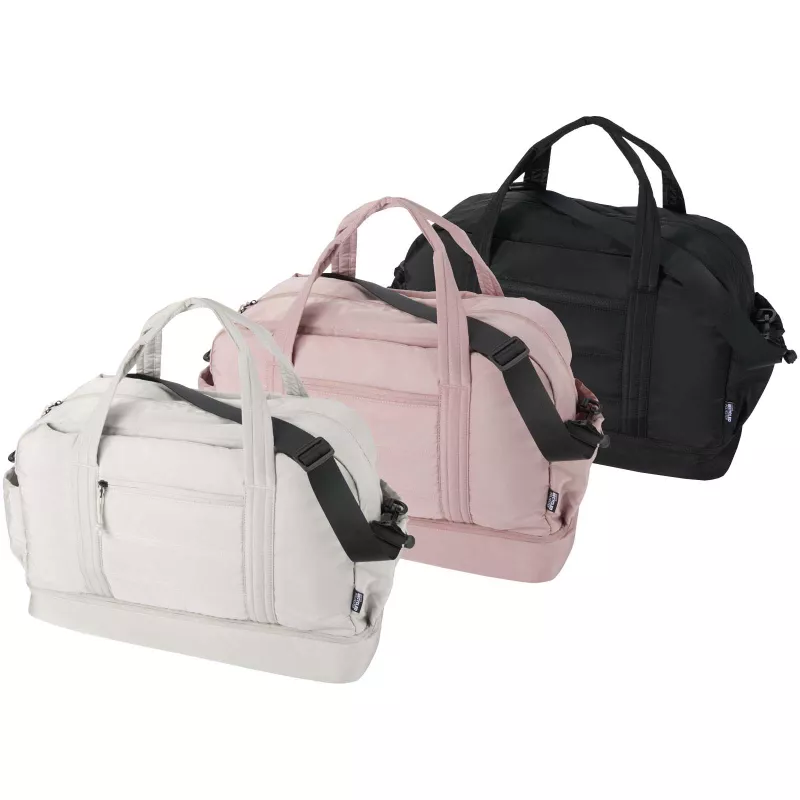 Puffer torba podróżna z certyfikatem GRS z recyklingu z izolowanym dnem, 30 l  - Dusty Pink (13011570)