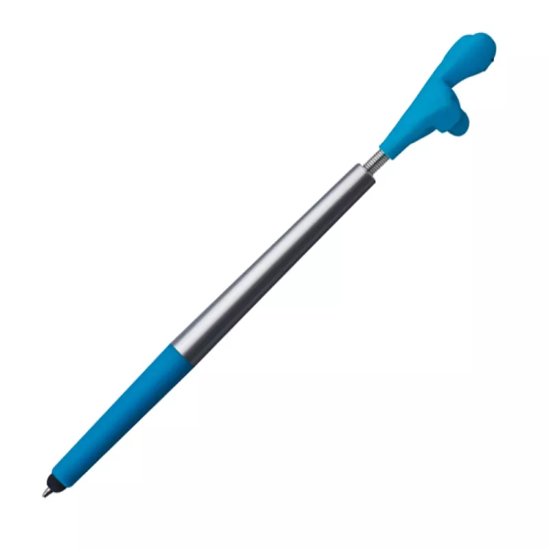 Długopis plastikowy CrisMa Smile Hand - turkusowy (1341514)