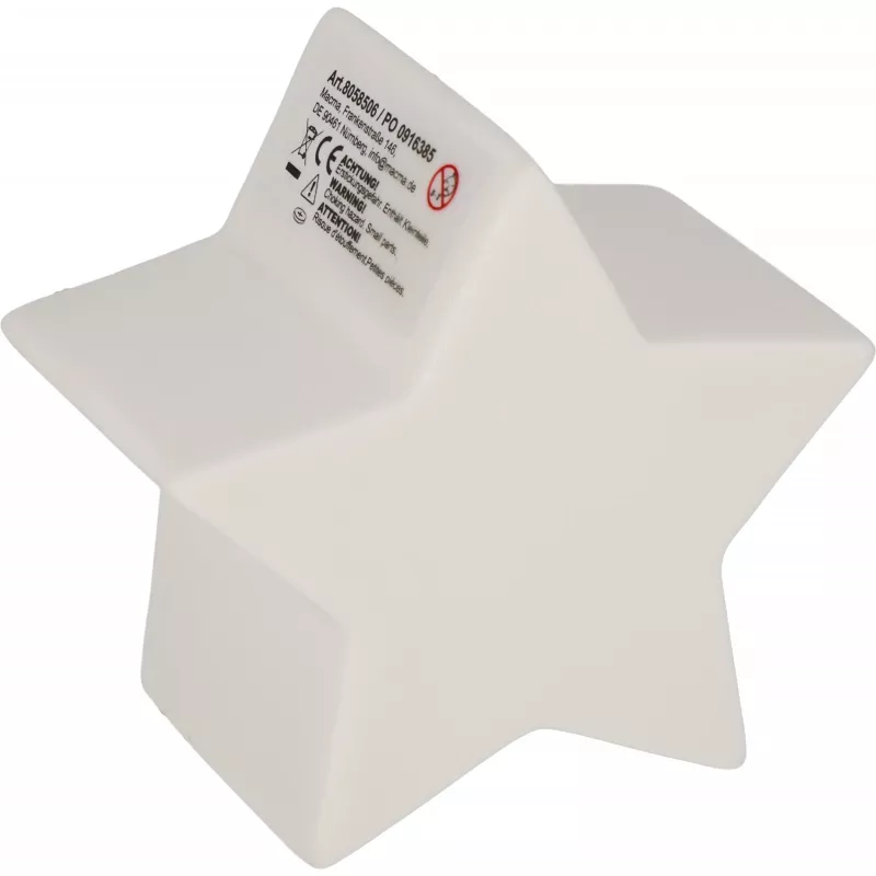 Lampka LED plastikowa DUBLIN - biały (058506)