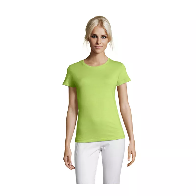 Koszulka damska dopasowana 150 g/m² Sol's REGENT WOMEN - Apple Green (S01825-AG)