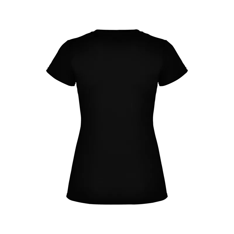 Damska koszulka poliestrowa 150 g/m² ROLY MONTECARLO WOMAN 0423 - Czarny (R0423-BLACK)