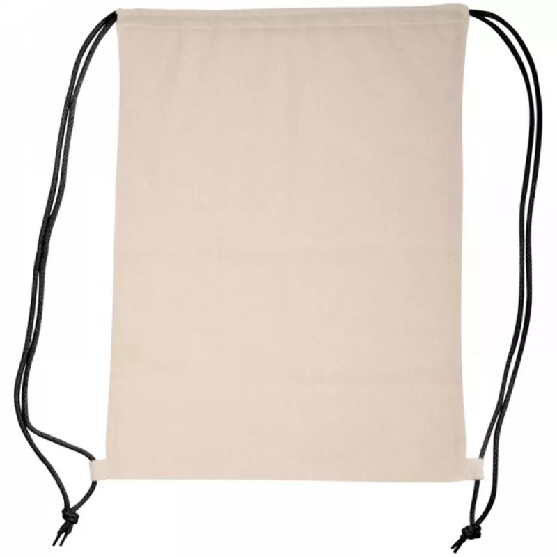 Worek sportowy bawełniany 140 g/m2 LONDONDERRY - czarny (092003)