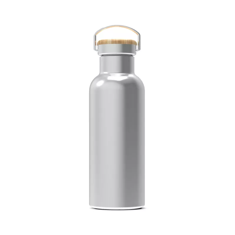 Butelka termiczna z podwójnymi ściankami Ashton 500ml - srebrny (LT98882-N0005)