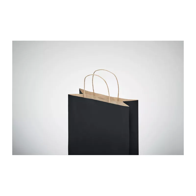 Torba prezentowa papierowa mała 90 g/m² PAPER TONE S - Czarny (MO6172-03)