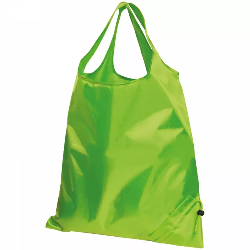 Składana torba poliestrowa na zakupy - jasnozielony (6072429)