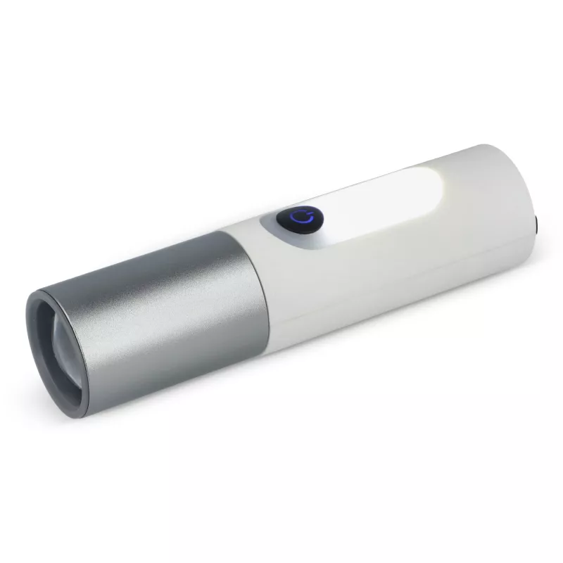 Akumulatorowa latarka LED 10W z funkcją zoom 300lm - biały (LT93319-N0001)