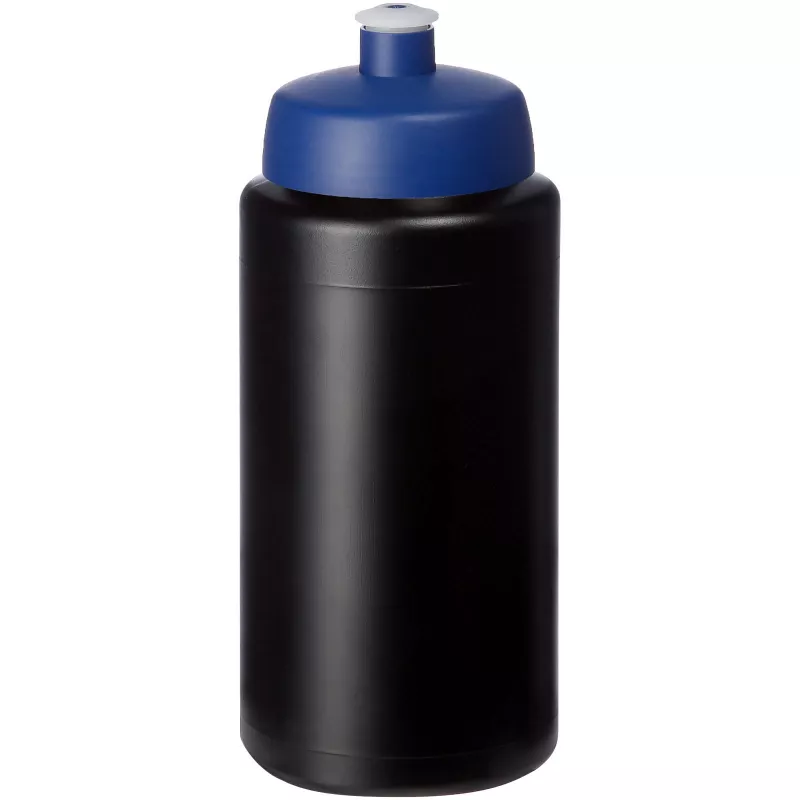 Bidon Baseline® Plus o pojemności 500 ml ze sportowym wieczkiem i uchwytem - Czarny-Niebieski (21068713)