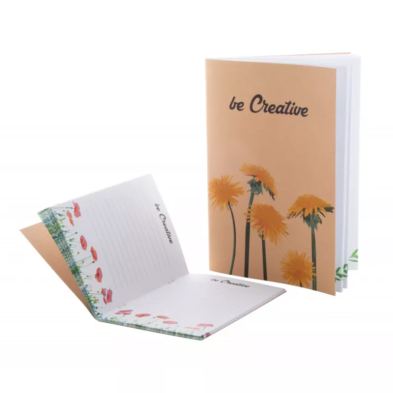 CreaNote Plus A5 Eco personalizowany notes - naturalny (AP716536)