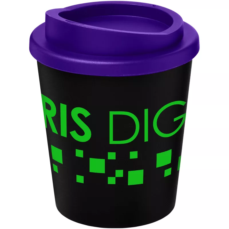 Kubek termiczny z plastiku 250 ml dowolny mix kolorów - Czarny-Fioletowy (21009206)