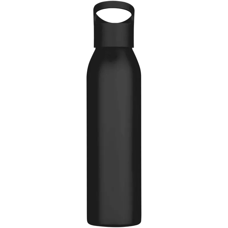 Sky jednościenna butelka na wodę o pojemności 650 ml wykonana ze stali nierdzewnej z recyklingu z certyfikatem RCS - Czarny (10086890)