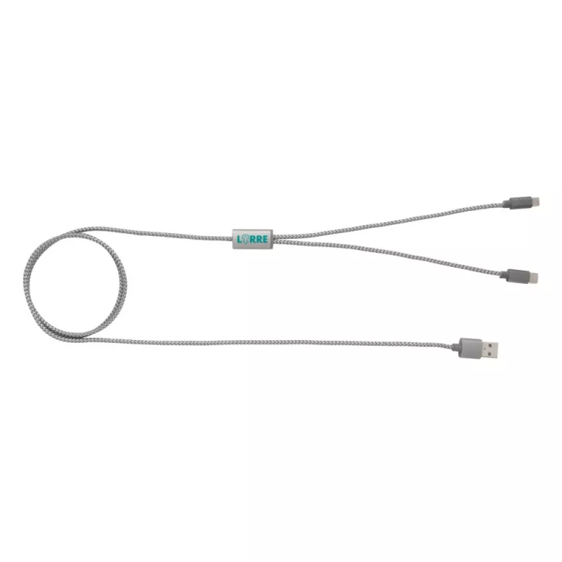 Kabel do ładowania 3 w 1 - szary (P302.232)