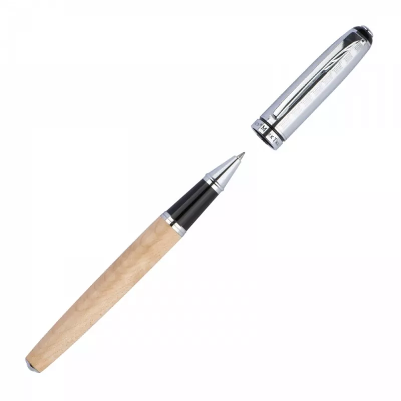 Zestaw piśmienny długopis i pióro kulkowe Mark Twain ROLAND - beżowy (1253213)