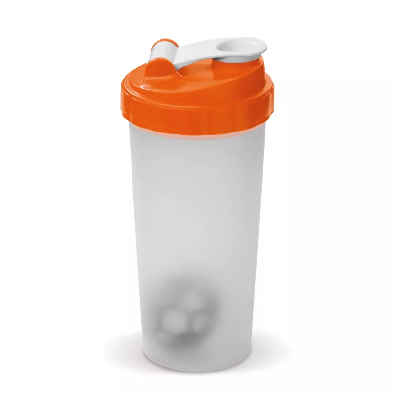 Shaker 600 ml - pomarańczowy transparentny (LT98756-N0426)