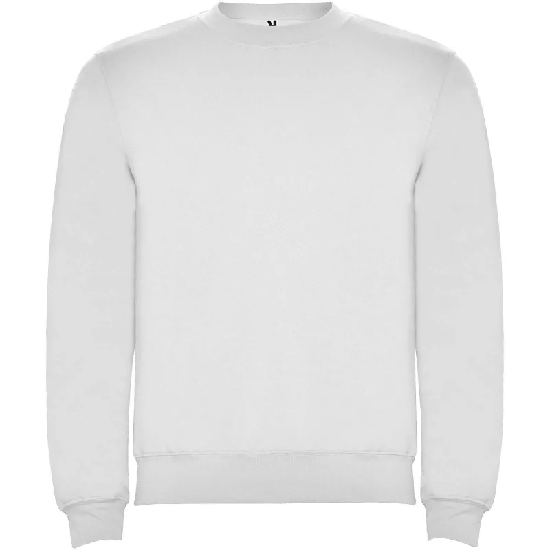 Ulan bluza unisex z zamkiem błyskawicznym na całej długości - Biały (K1070-WHITE)