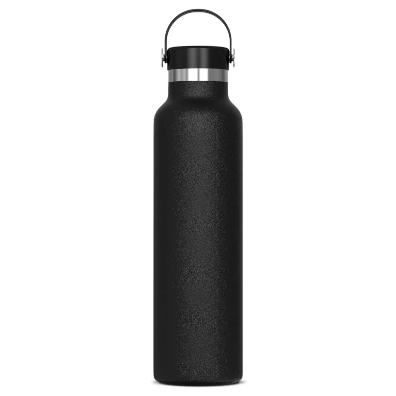 Butelka termiczna z podwójnymi ściankami Marley 650ml - czarny (LT98873-N0002)