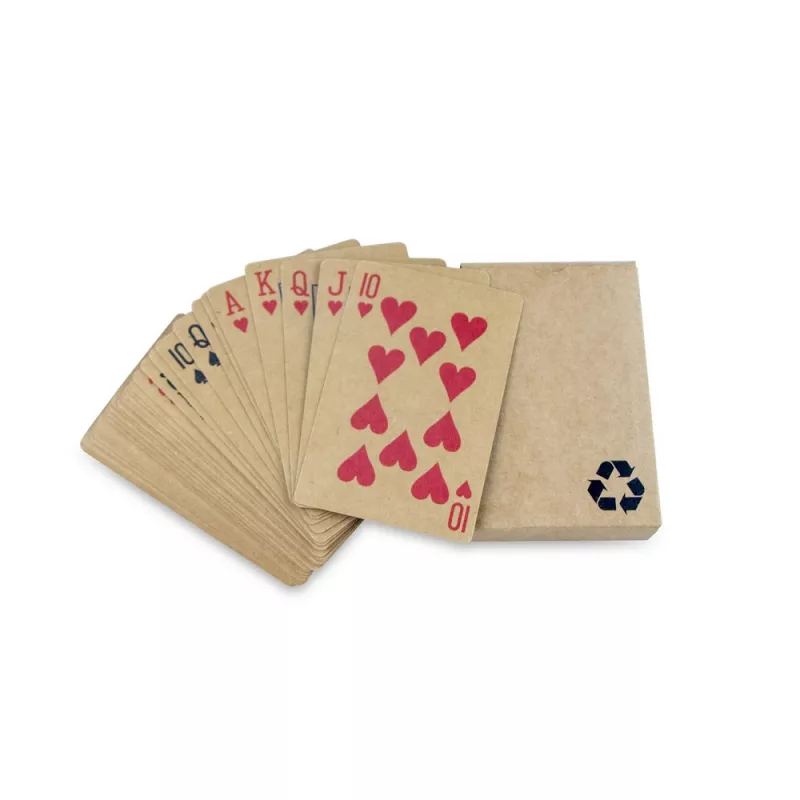 Karty do gry z papieru z recyklingu | Harper - neutralny (V8097-00)