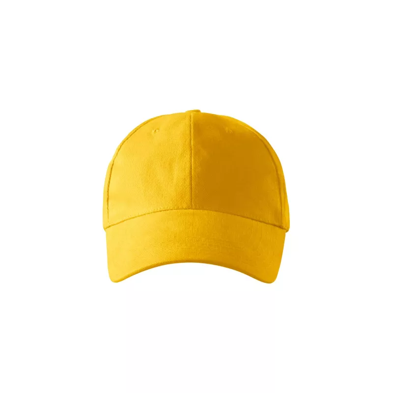 Dziecięca czapka z daszkiem 340 g/m² 6P KIDS 303 - Żółty (ADLER303-żółTY)