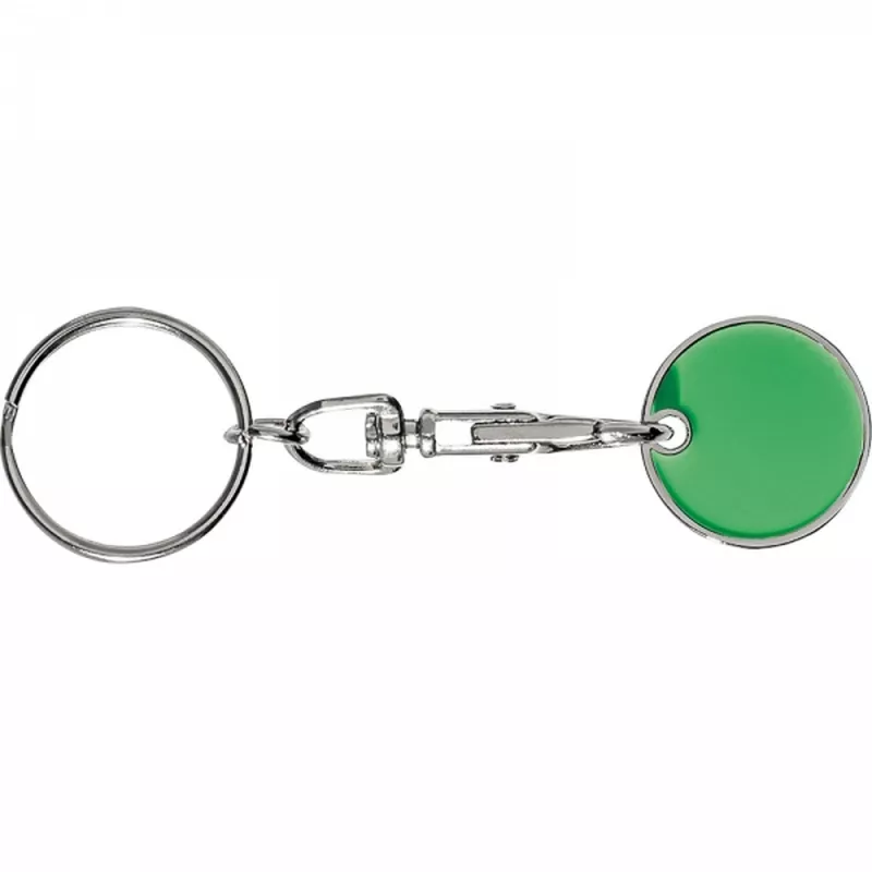Brelok z żetonem NELLIE - zielony (9047709)