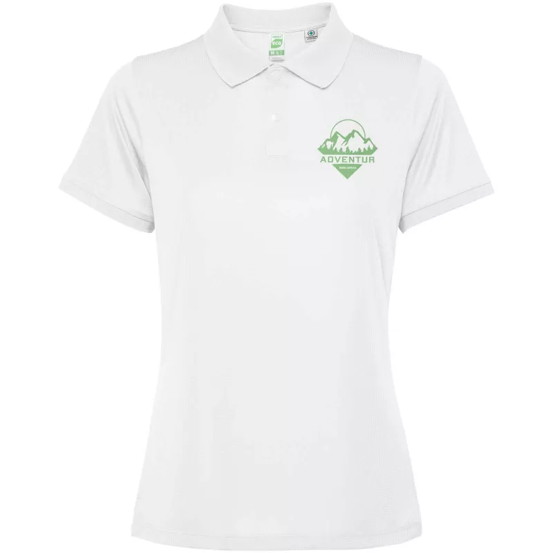 Tormo damskie polo z krótkim rękawem - Biały (R0401-WHITE)