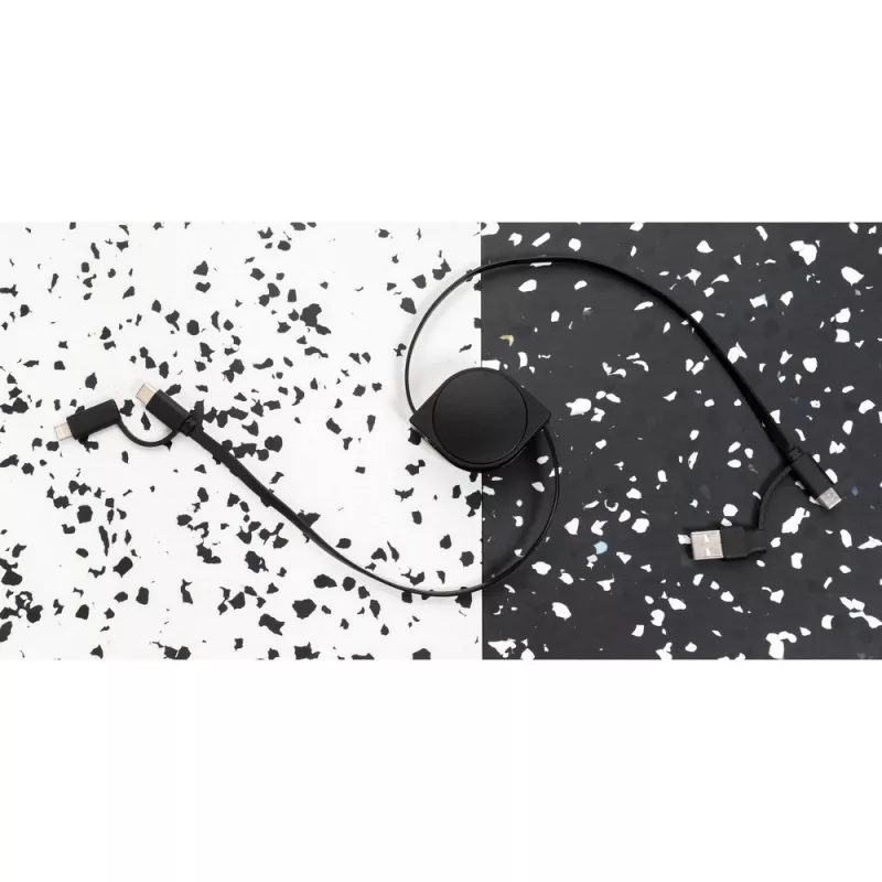 Kabel do ładowania 6 w 1 - czarny (P302.661)