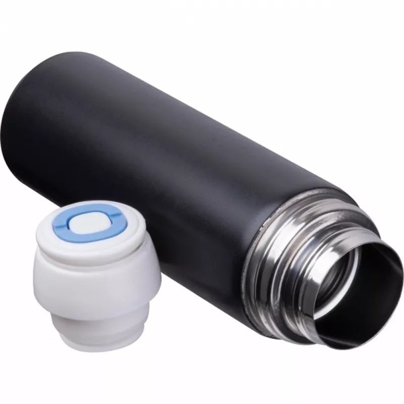 Termos z 3 kubkami ICELAND 400 ml - czarny (538703)