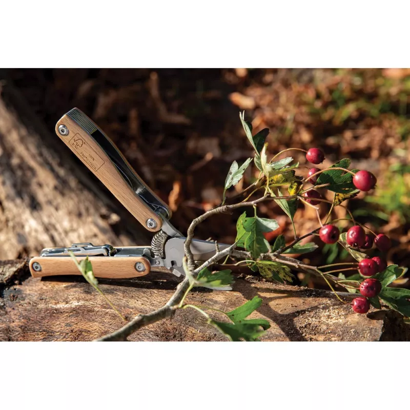 Drewniane, ogrodowe narzędzie wielofunkcyjne - brązowy (P221.309)