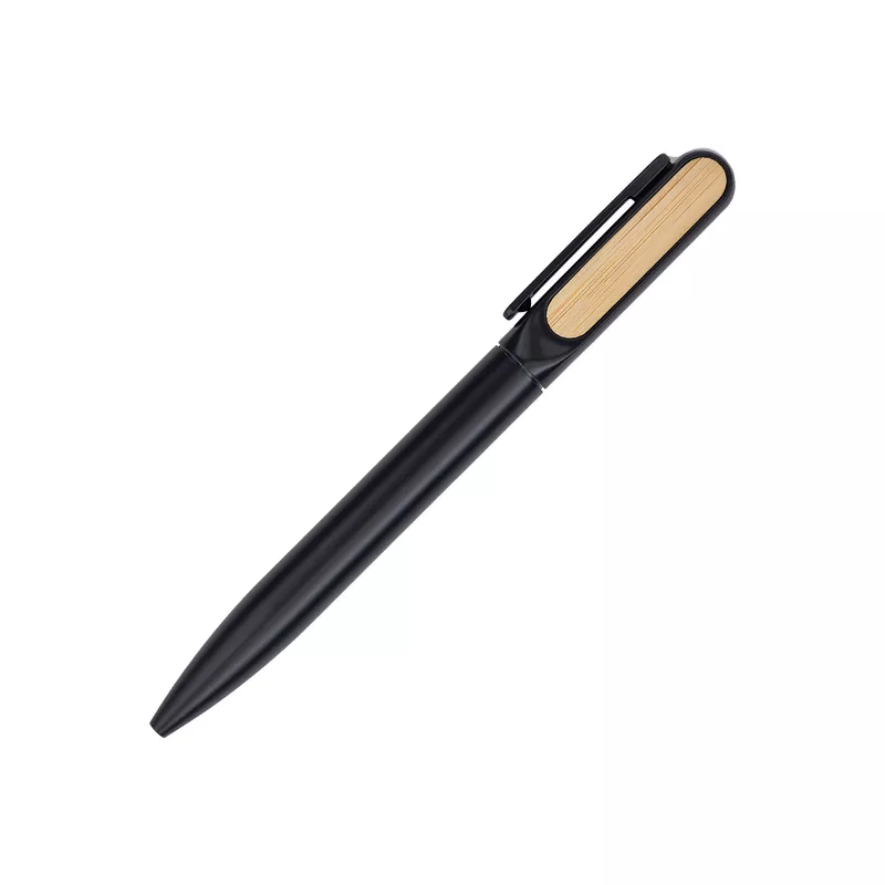 Metalowy długopis w etui Jerome - czarny (R73439.02)