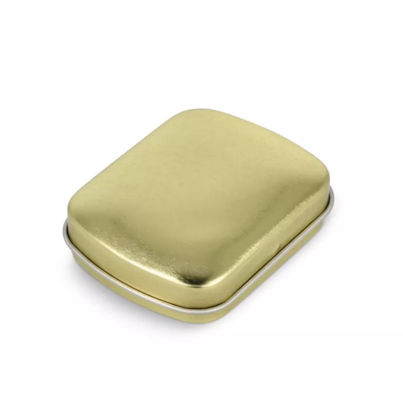 Miętówki w metalowym, prostokątnym pudełku (EU) - złoty (LT91795-N0006)