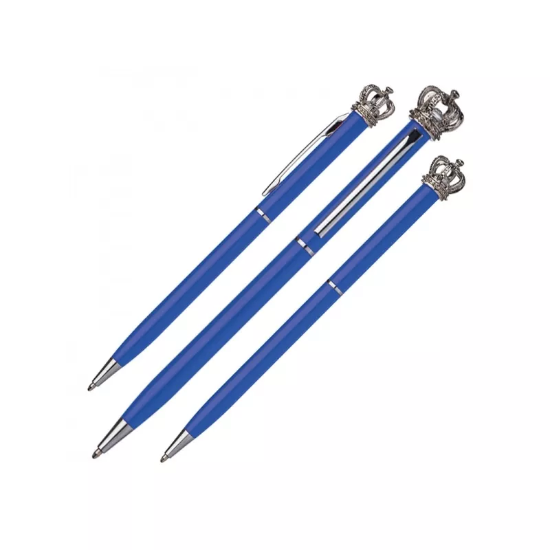 Długopis metalowy KINGS PARK - niebieski (048804)