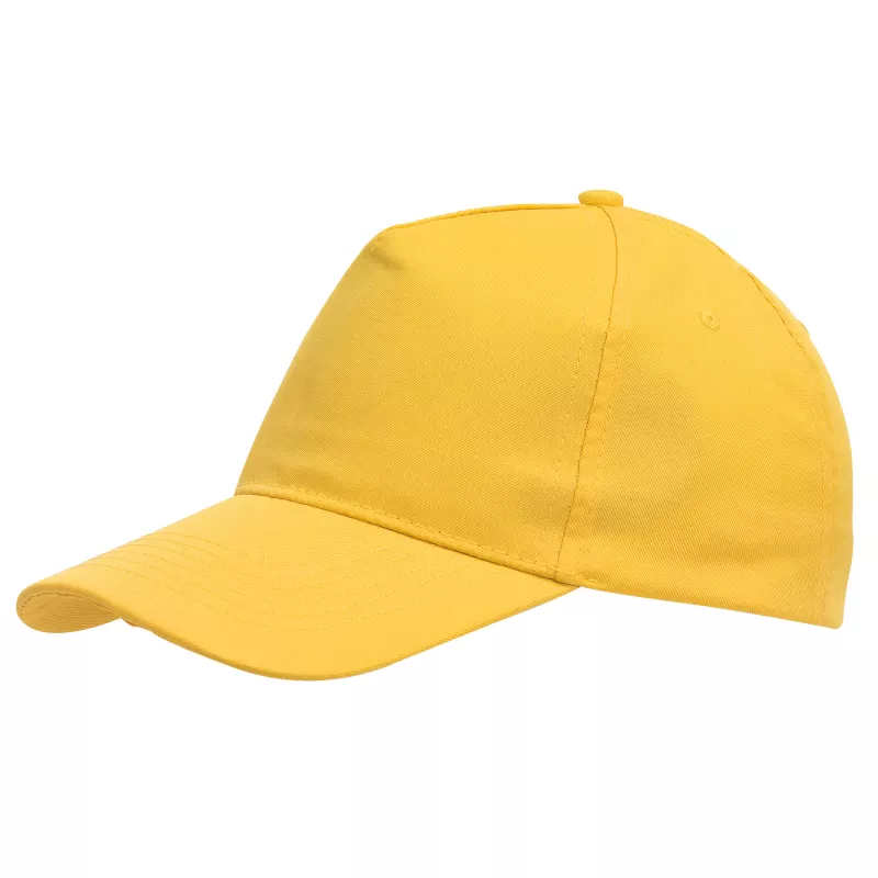 5-segmentowa czapka FAVOURITE - żółty (56-0702053)
