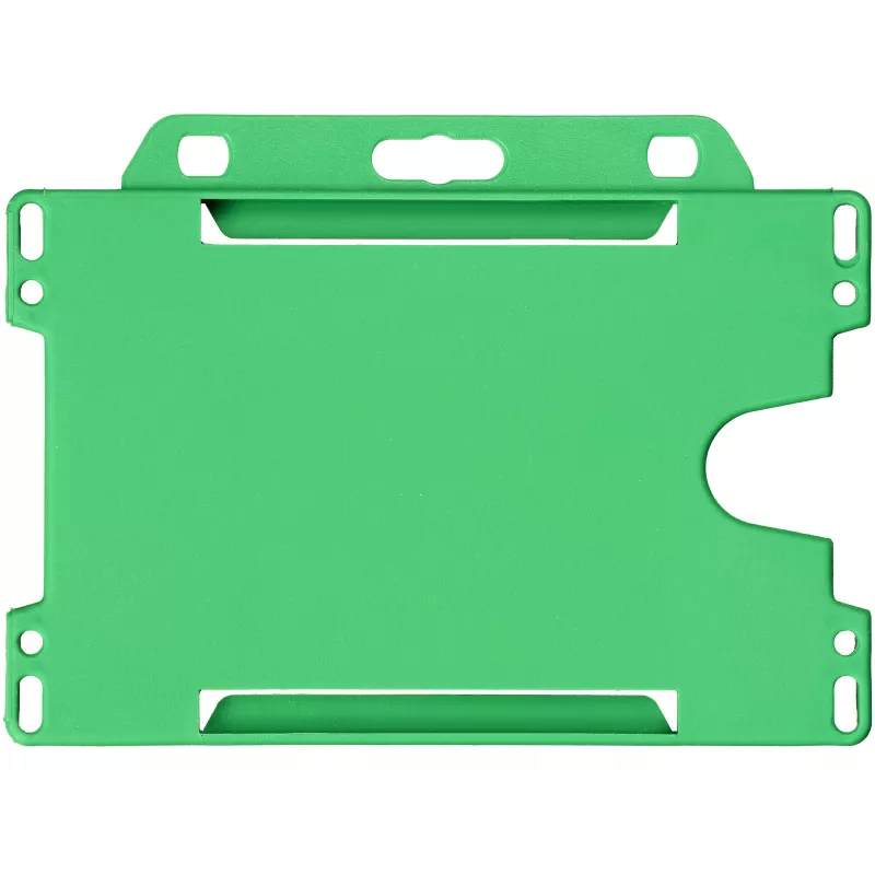 Uchwyt na plakietki Vega wykonany z tworzywa sztucznego - Zielony (21060203)