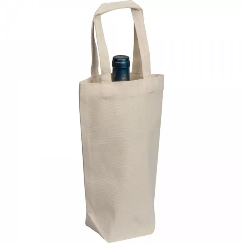 Torba bawełniana na wino 220 g/m2 ROBIN - beżowy (6268013)