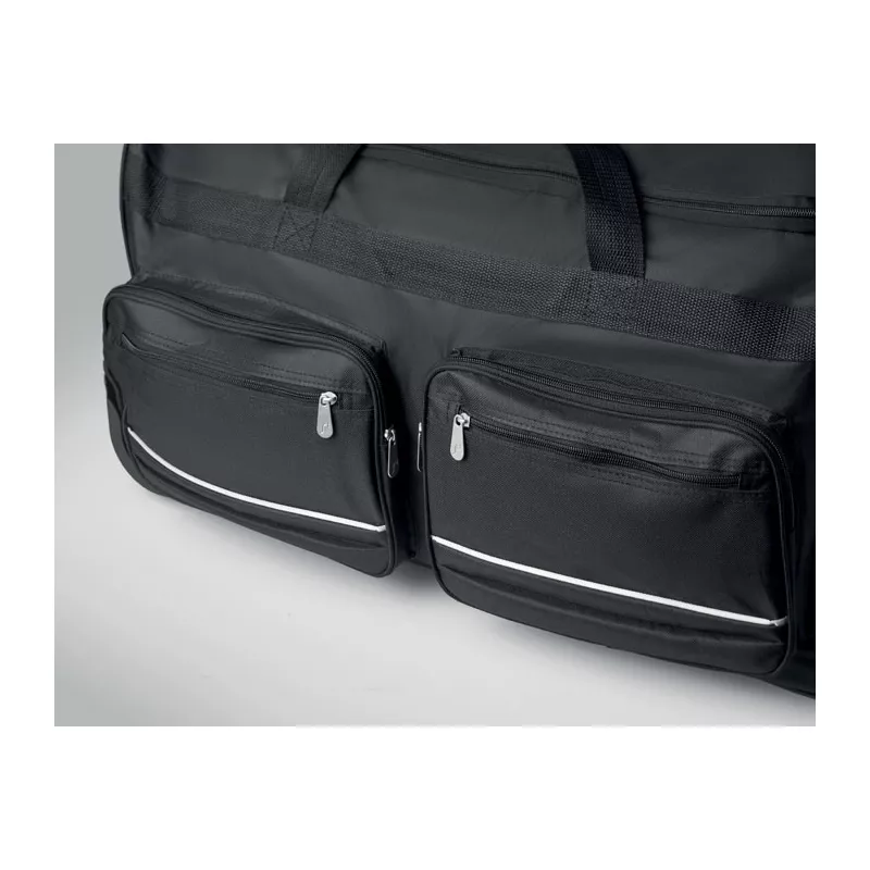 Torba podróżna na kółkach z RPET 600D ITFITS - Czarny (MO2942-03)