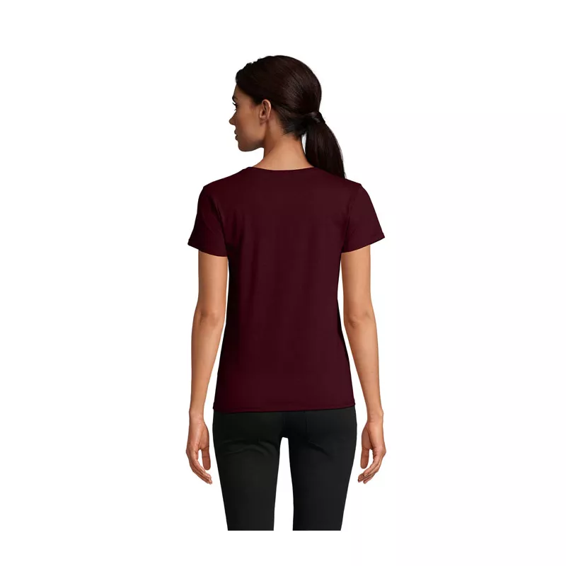 Koszulka organiczna 175 g/m² Sol's PIONEER WOMEN - Burgundy (S03579-BG)