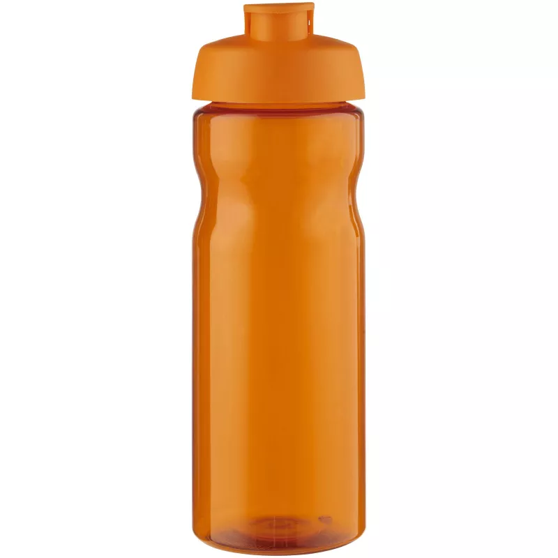 Bidon H2O Eco o pojemności 650 ml z wieczkiem zaciskowym - Pomarańczowy-Pomarańczowy (21009715)