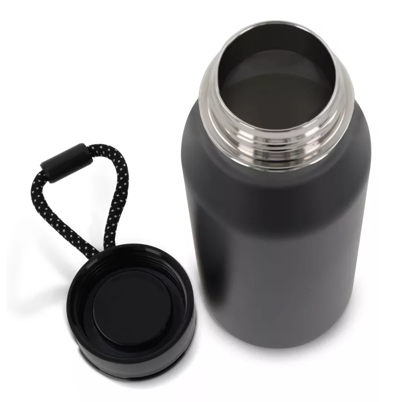 Termiczna butelka z uchwytem 600ml - czarny (LT98858-N0002)