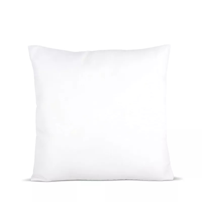 Poszewka z tkaniny twill i poduszka 40x40 cm sublimacja - biały (LT97229-N0001)