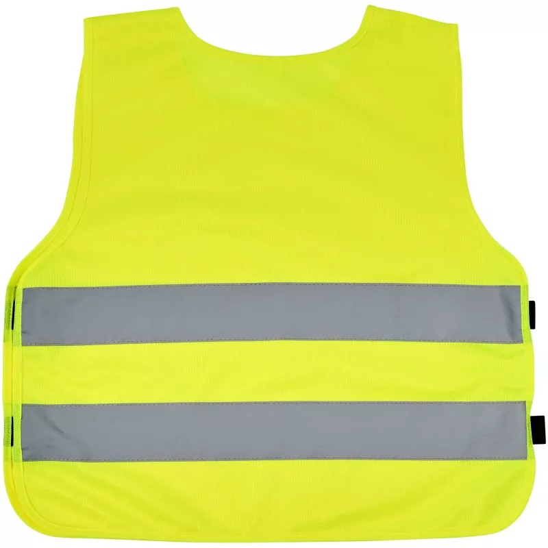 Kamizelka bezpieczeństwa Marie z zapięciem na rzepy dla dzieci w wieku 7-12 lat - Neonowy żółty (12202300)