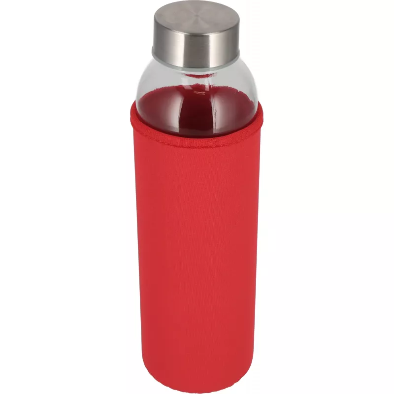 Butelka szklana KLAGENFURT 500 ml - czerwony (084205)